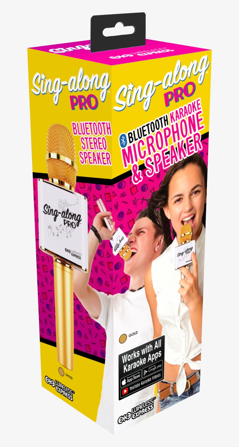 Gallery - Sing Along Bling Bluetooth Karaoke Microphone, transparent png download