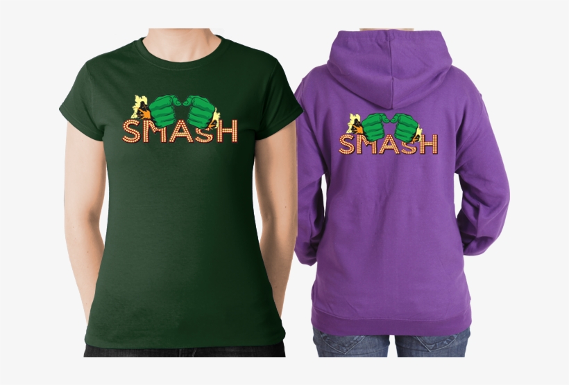 Smashbigbannerladies - Hoodie, transparent png download