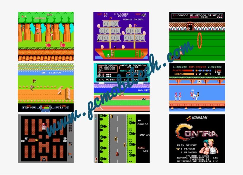 Download & Play Contra Mario Bomberman And Lots - Contra [entertainment System Game], transparent png download