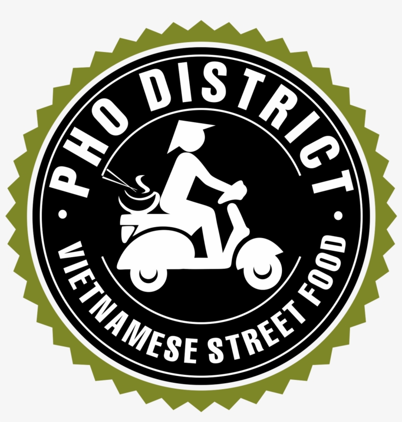 Pho District - Street Food Logo, transparent png download