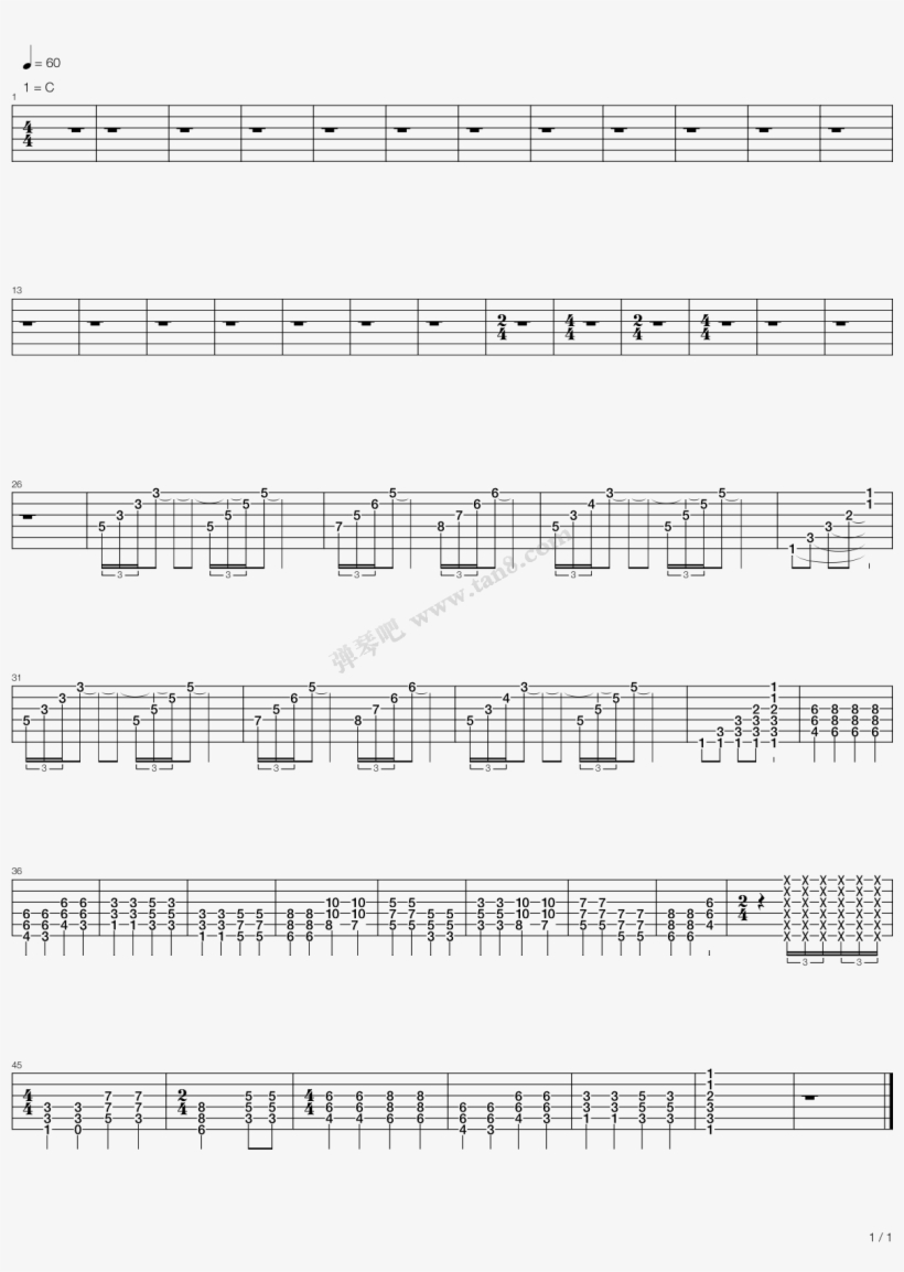 Goodbye Yellow Brick Road 电吉他 第1张, transparent png download