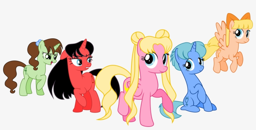 Bananas Foster - My Little Pony Sailor Scouts, transparent png download