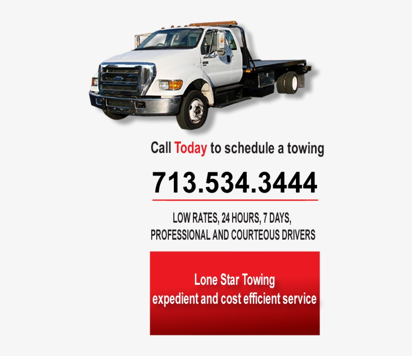 Lone Star Towing - Houston, transparent png download