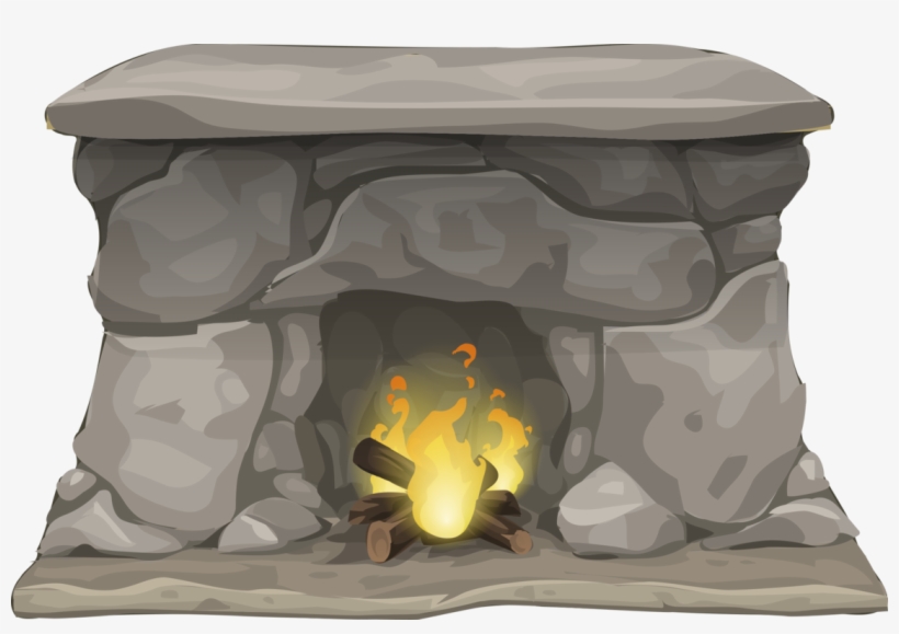 Fireplace Hearth Flame Heat Cooking Ranges - Fireplace, transparent png download