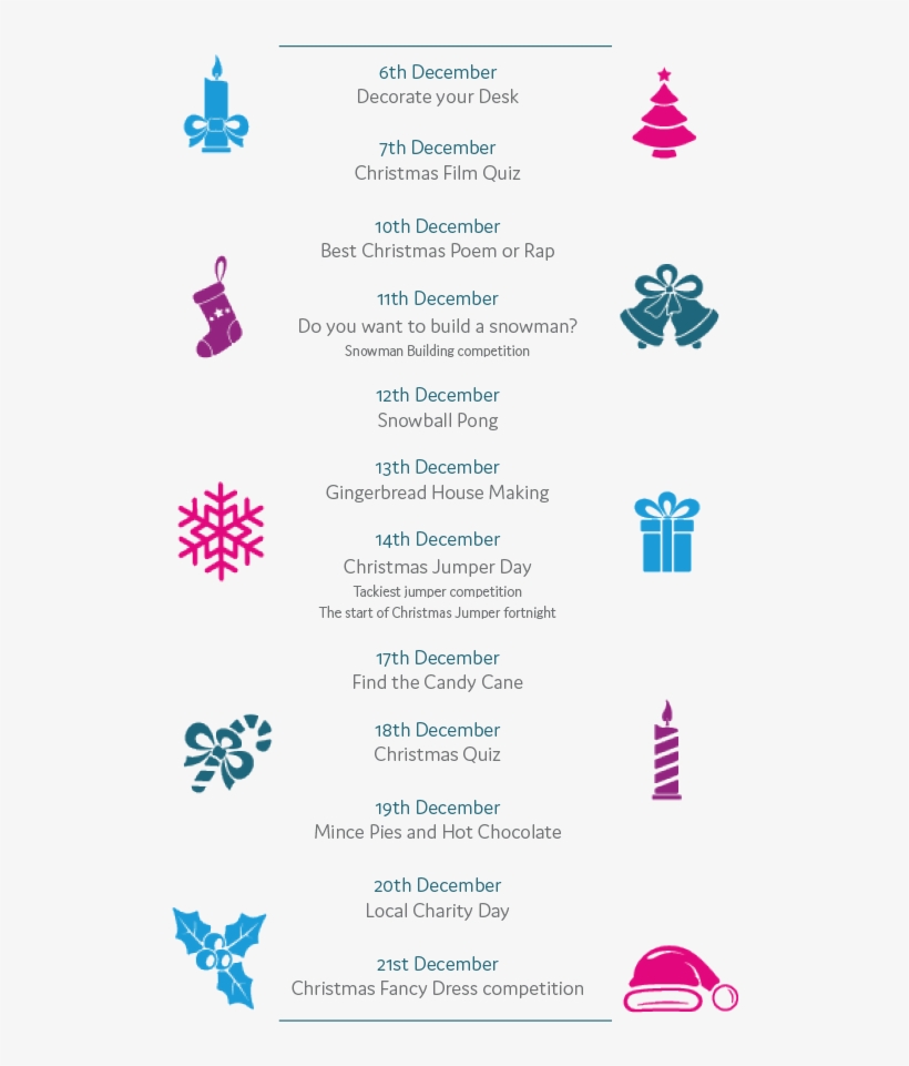 12 Days Of Xmas List Png - Christmas Day, transparent png download