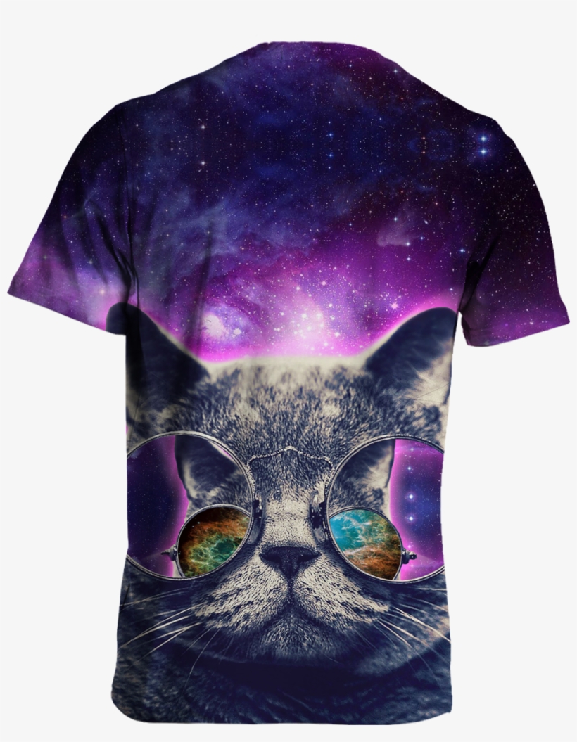 Ripped Kitten Tee - Cute Lovely Sweet Cool Cartoon Art Deco Painting Cat, transparent png download