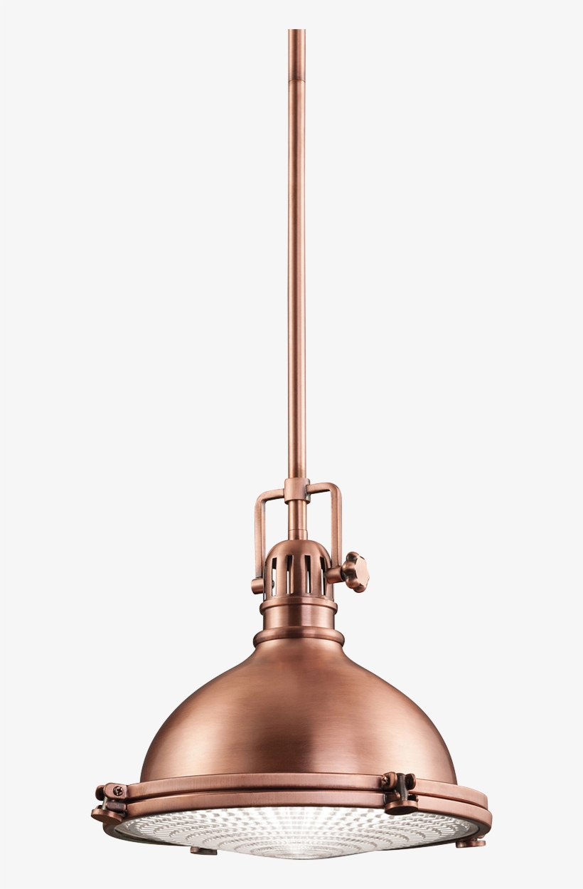 Close - Kichler Hatteras Bay Industrial Brushed Copper Medium, transparent png download