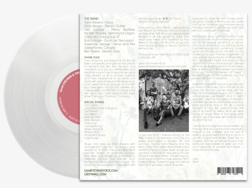 Lv 031 Vinyl Jacket Back Optimized, transparent png download