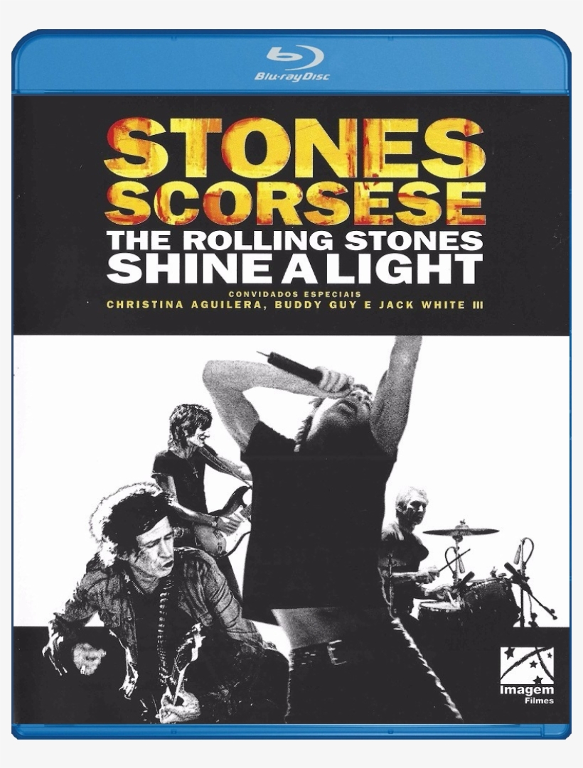 Blu-ray Stones Scorsese - Stones Scorsese Shine A Light Dvd, transparent png download