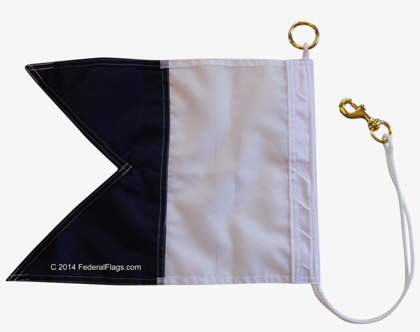 Nautical Signal Flag A - Flag, transparent png download