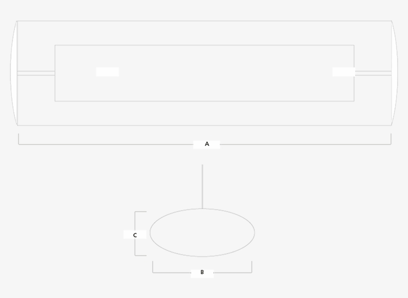 Arco Led White Opal Diffuser Line Drawing - Circle, transparent png download