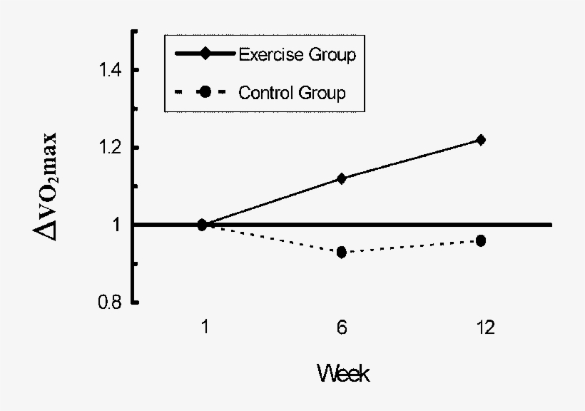 Changes In Maximal Aerobic Power After 6 Weeks (p, transparent png download