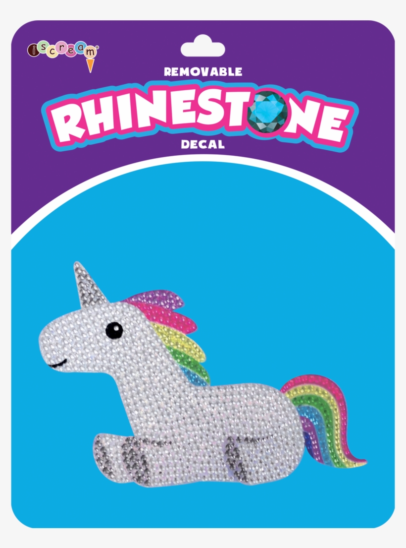 Rainbow Unicorn Rhinestone Decals - Iscream Cupcake Removable Rhinestone Decals, transparent png download
