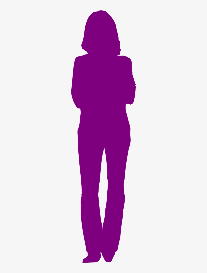 Woman - Transparent Woman Silhouette Person, transparent png download
