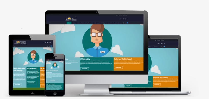 Responsive Design - Tablet Computer, transparent png download