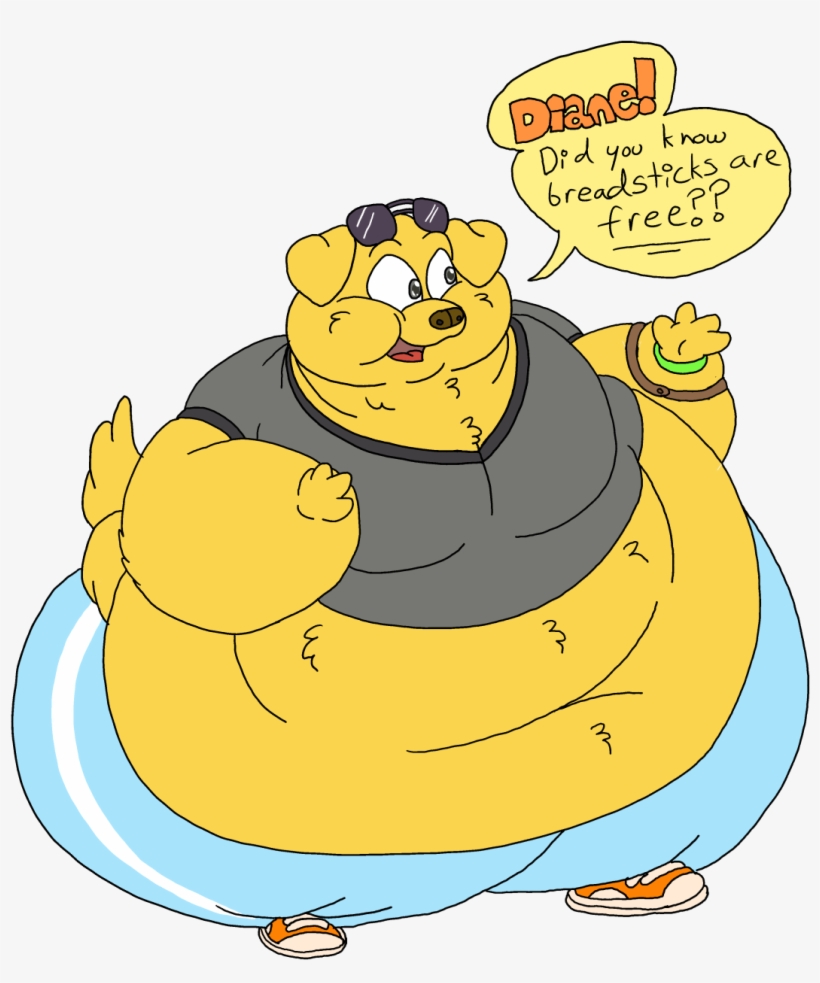 Breadsticks Are Free - Cartoon, transparent png download