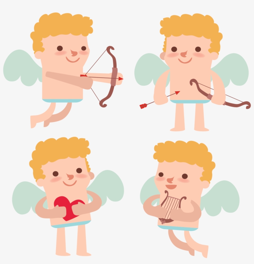 Banner Transparent Library Angels Vector Cupid - Cupid, transparent png download
