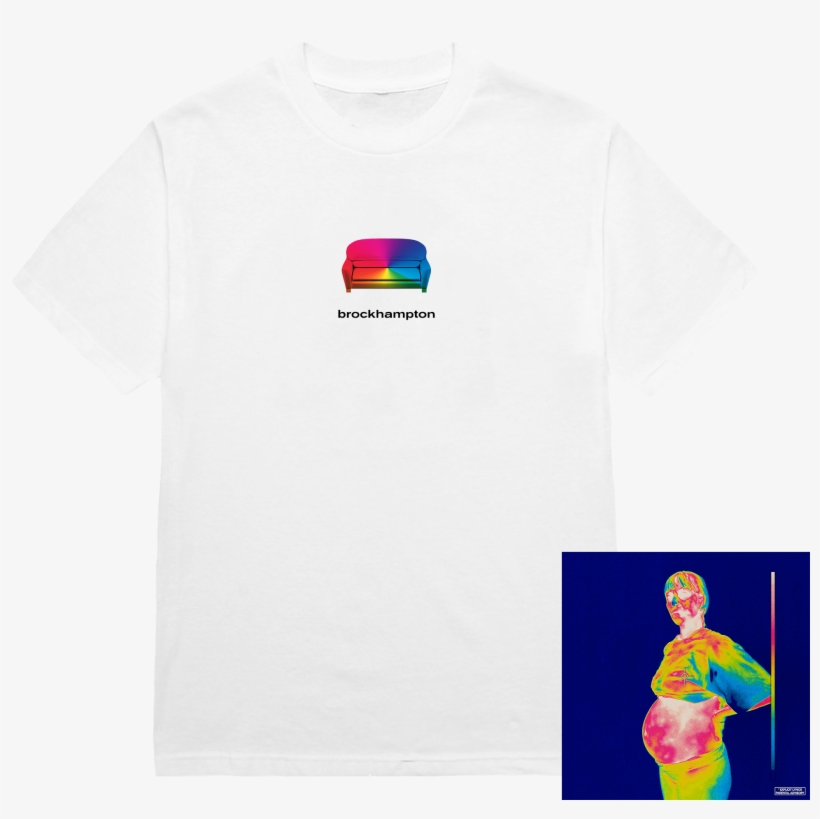 'iridescence Couch' Tee Digital Album Bundle - Brockhampton Kevin Doan Hoodie, transparent png download