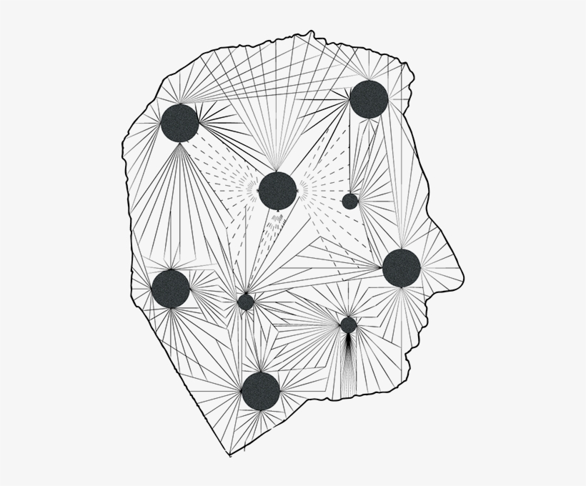 Abstract Human Profile - Circle, transparent png download