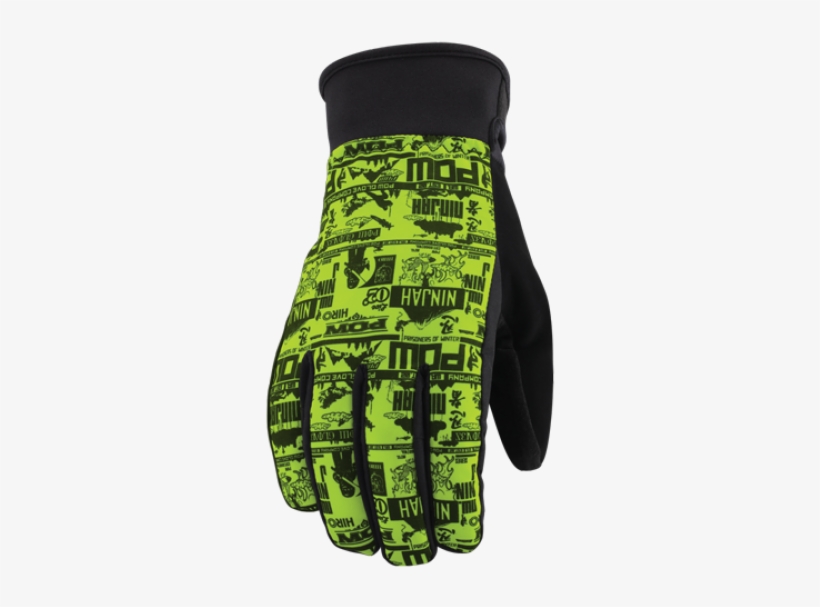 If You Find Yourself In A Dark Alley With A Samurai - Pow Gloves Ninjah Glove Yellow, M, transparent png download