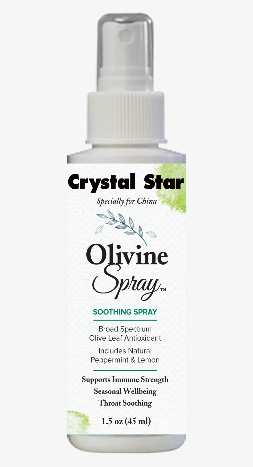 Crystal Star Capsule China Olivine Spray Bottle - Crystal Star, Est-aid, 90 Veggie Caps, transparent png download