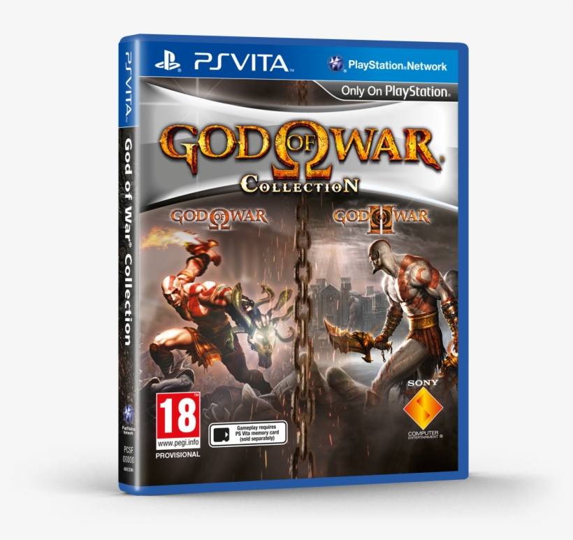 God Of War Collection Ps Vita Cover, transparent png download
