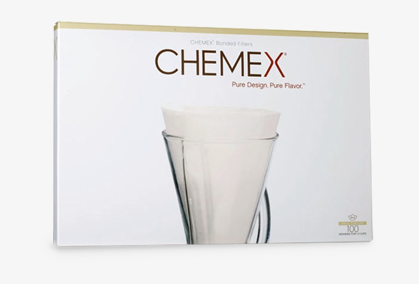 Chemex Ceremony Coffee Roasters Chemex Unfolded Half - Chemex Filters, Bonded, Circles - 100 Filters, transparent png download