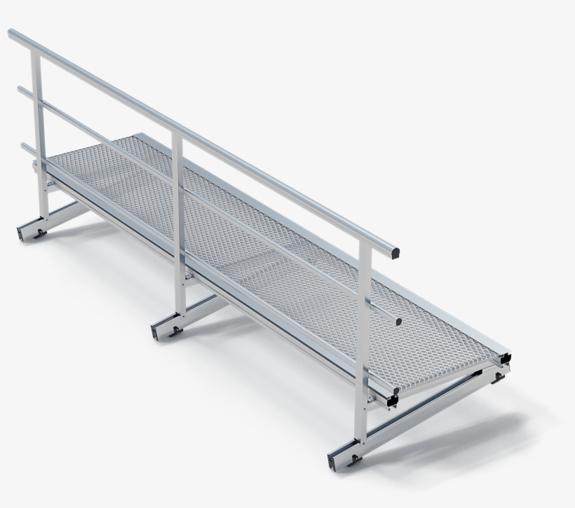 Smartwalk Levelled Single Handrail - Shelf, transparent png download