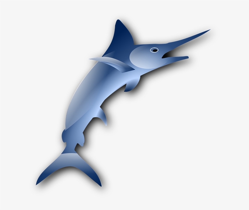 Fish Jumping Png - Marlin Clipart, transparent png download