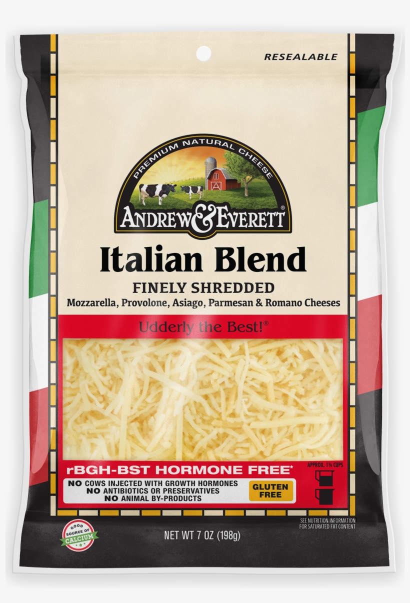 Andrew And Everett Shredded Colby Jack Cheese, transparent png download