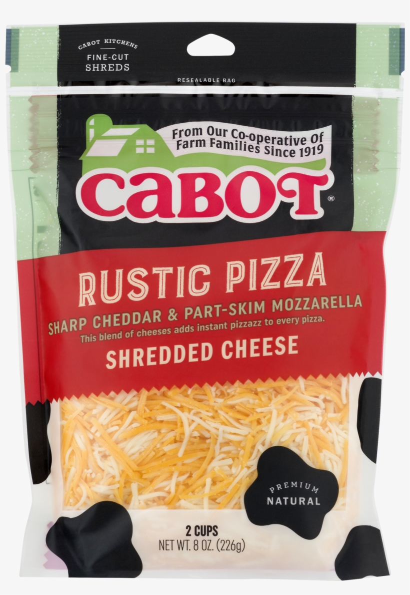 Cabot Cheese, Shredded, Fine Cut, 4 Cheese Mexican, transparent png download
