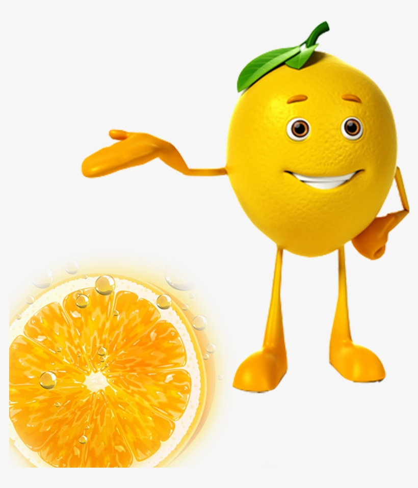 Juice Lemon Lime Drawing Illustration - Drawing Lemon, transparent png download