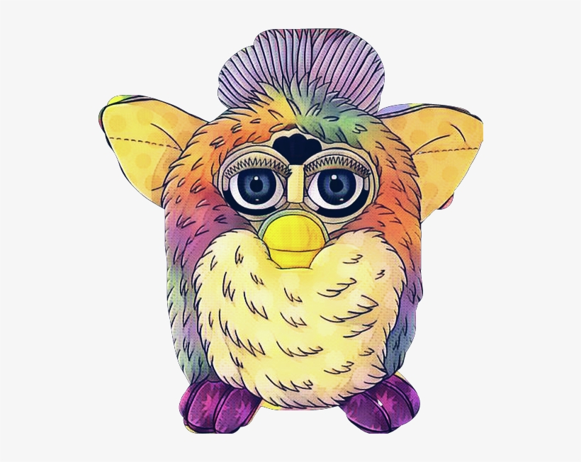Furby Sticker Freetoedit Myedit Cute Furry Childhood - Furby, transparent png download
