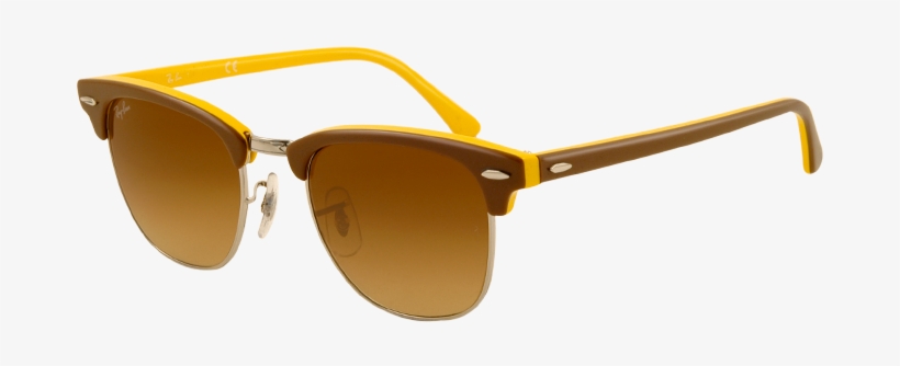 My Ray Ban - Ray-ban Ray Ban Men's Clubmaster Sunglasses (rb3016-23), transparent png download