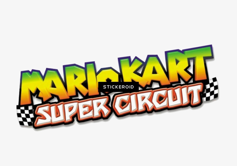 Super Mario Kart - Super Mario Kart Text, transparent png download