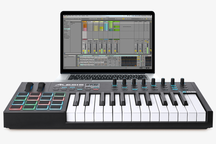 Plus, Vi25's Compact Design Makes It Easy To Take This - Alesis Vi25 25 Key Keyboard Controller Midi, transparent png download