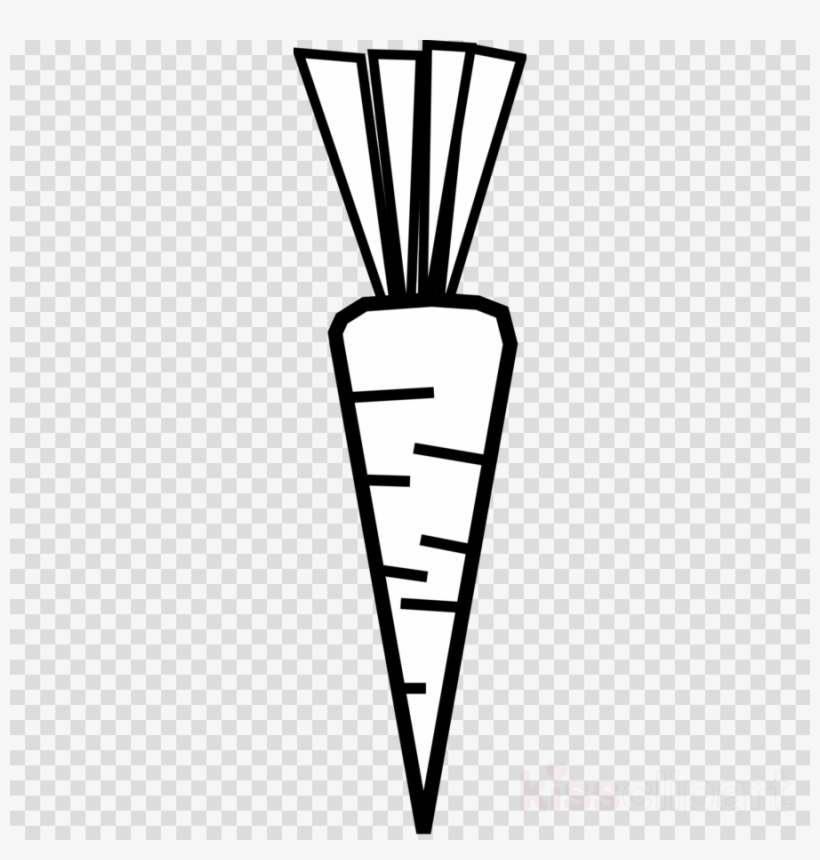Carrot Black And White Clipart Carrot Clip Art, transparent png download