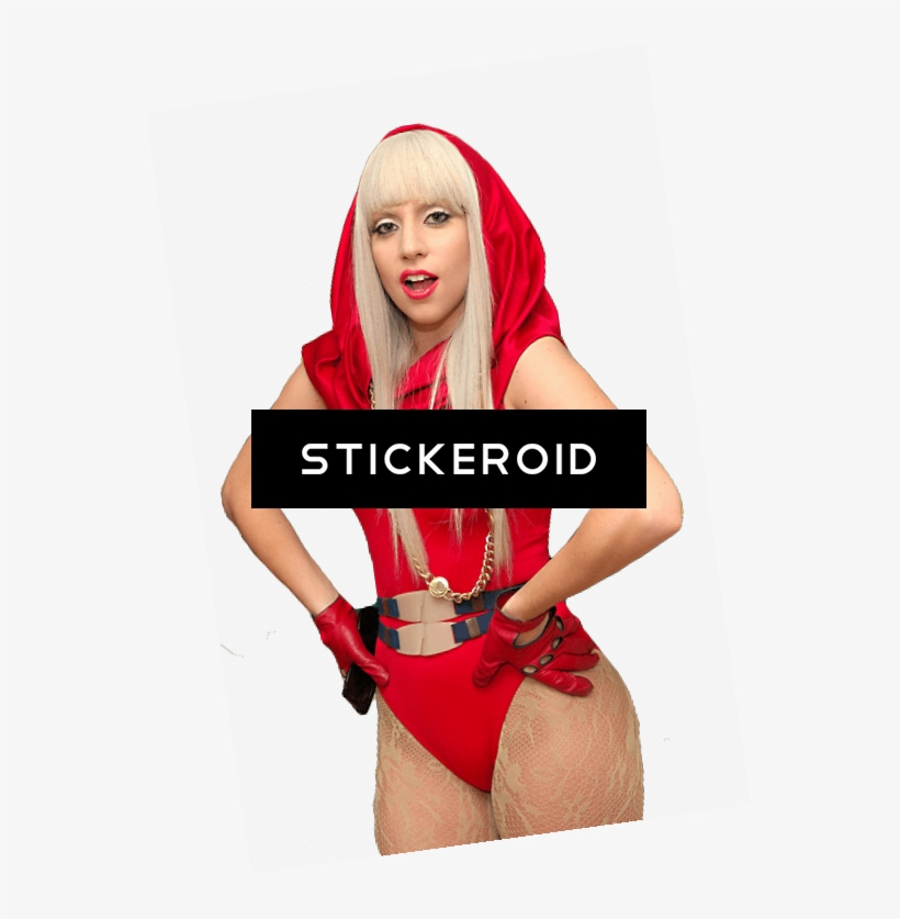Red Lady Gaga - Lady Gaga, transparent png download