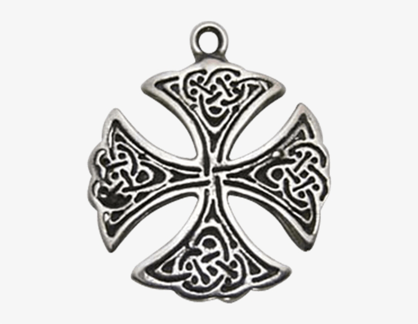 Round Celtic Cross Necklace, transparent png download