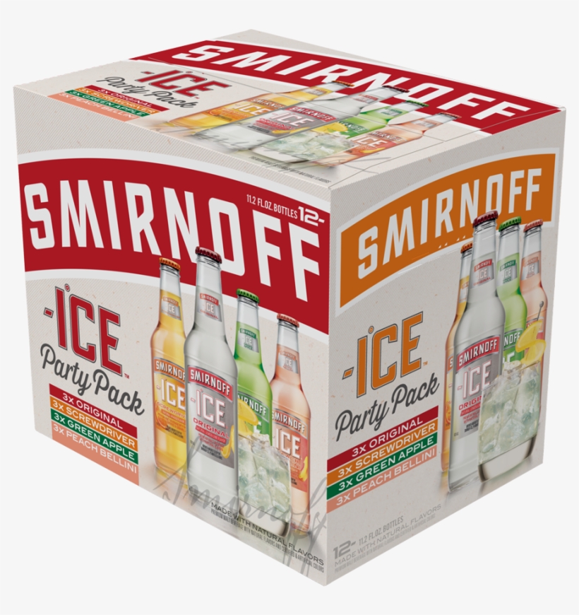 Smirnoff Ice Party Pack - Smirnoff Seltzer Variety Pack, transparent png download