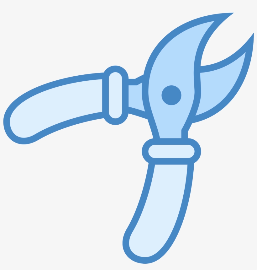The Icon Is A Simplified Depiction Of A Pair Of Garden - Production, transparent png download