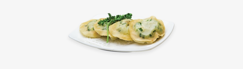 Pan-fried Fish Paste & Chives Dumplings - Spanakopita, transparent png download