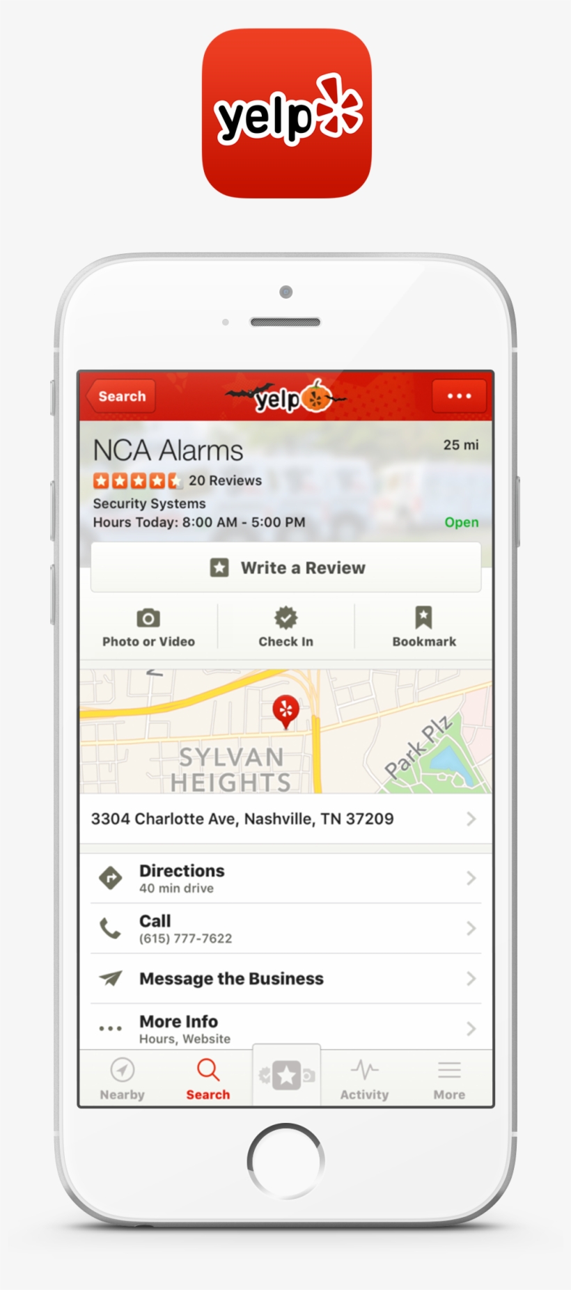 Iphone6-yelp - Iphone, transparent png download