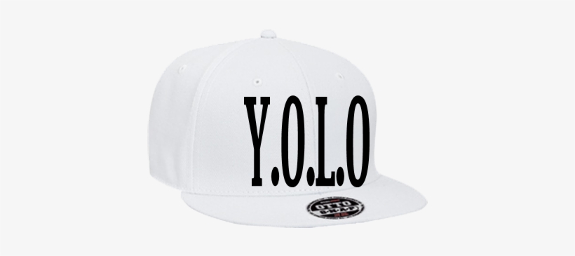 Snapback Flat Bill Hat - Yolo Hat Transparent Background, transparent png download