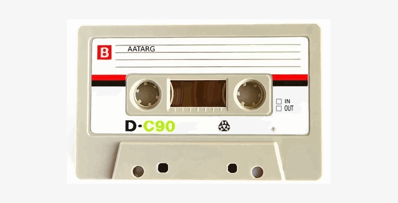Cassette Tape Recorder Vintage Old Music A - Cassette Tape Png, transparent png download