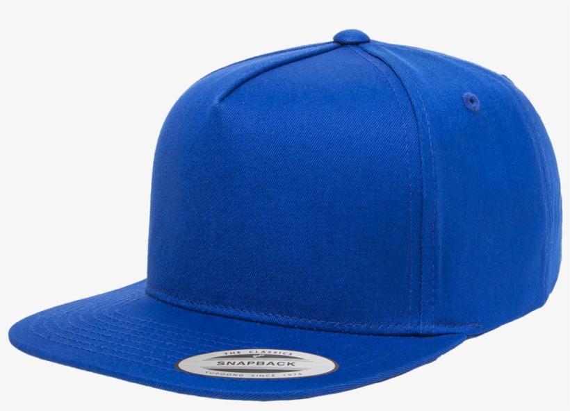 Classic Five Panel Snapback Royal, transparent png download
