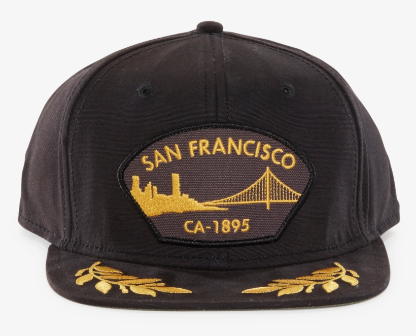 Tug Boat - B2c Catalog - San Francisco Ca-1895" Golden Leaves On Brim One Size, transparent png download