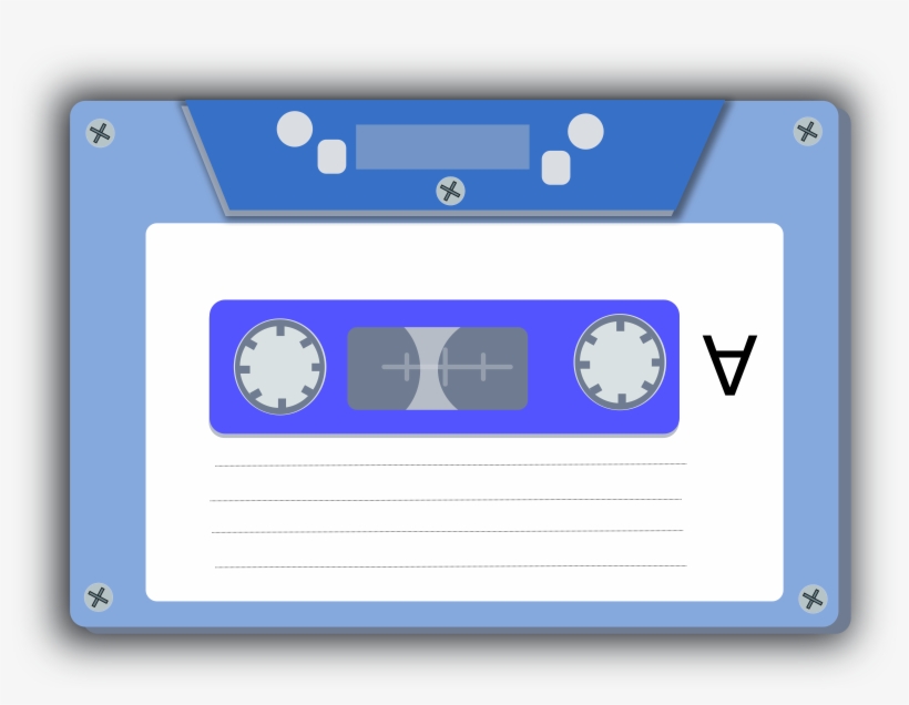 Compact Cassette Magnetic Tape Tape Recorder Videotape - Magnetic Tape, transparent png download