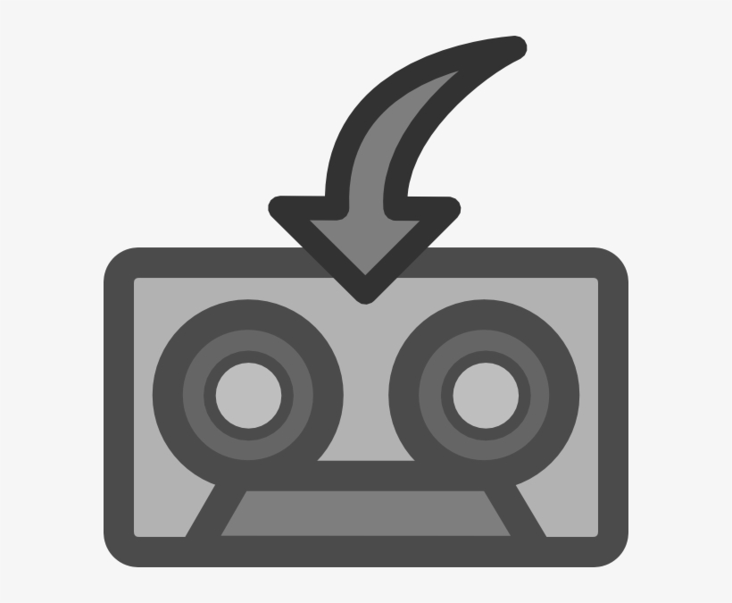 How To Set Use Rewind Cassette Tape Clipart, transparent png download