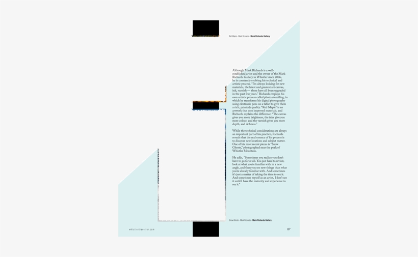 Whistler Traveller Magazine, transparent png download